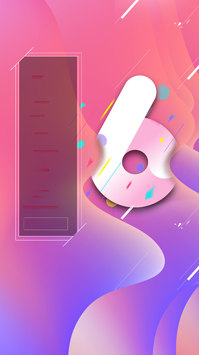 周年庆倒计时手机海报背景