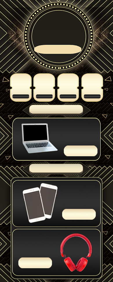 黑色星期五促销手机宣传海报背景