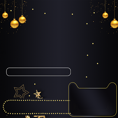 深色调圣诞节商品促销直通车背景