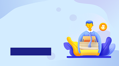 插画扁平风办公室职场生存指南手机海报背景