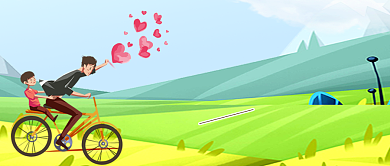 父亲节创意公众号首图背景