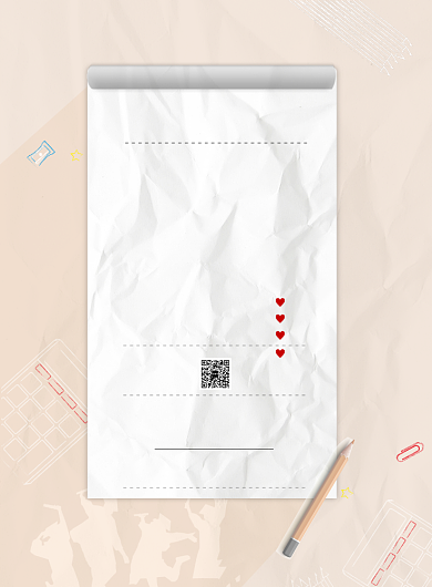 淡粉色青春毕业季毕业清单印刷海报背景