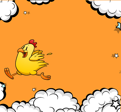 创意吃鸡朋友圈封面背景