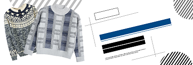 时尚秋冬毛衣淘宝banner背景