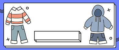 可爱童装打折公众号首图背景