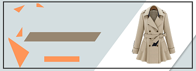 冬季新款风衣banner背景