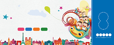 儿童乐园门票背景