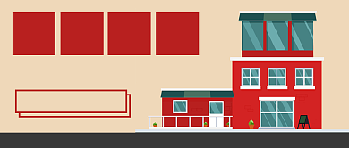 别墅出售公众号首图背景
