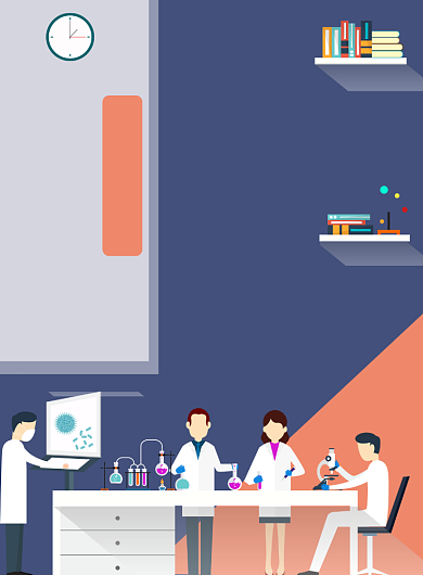 简约医院内科外科医生招聘海报背景