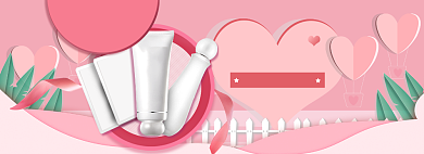 天猫情人节海报banner背景