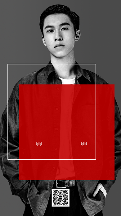 服装新品发布会邀请函手机海报背景