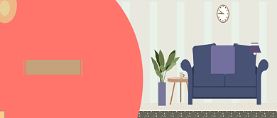 创意时尚北欧室内家装微信公众号素材图片背景