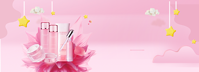 化妆品面膜新势力周首页海报banner背景