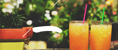 处暑小清新首图背景