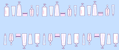 美妆化妆品测评公众号首图背景