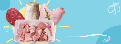 天猫外卖生鲜肉类折扣优惠淘宝banner背景