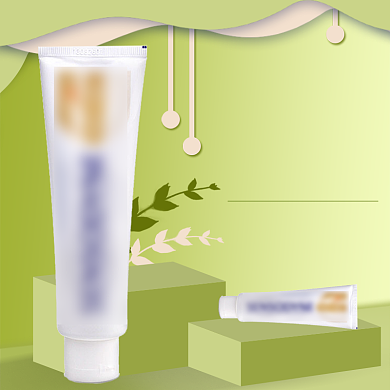 牙膏清新口气绿色立体主图直通车背景