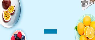 清新时尚百香果甜橙微信公众号素材图片背景
