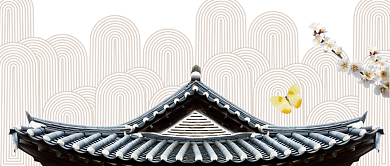 二十四节气惊蛰中国风公众号首图背景