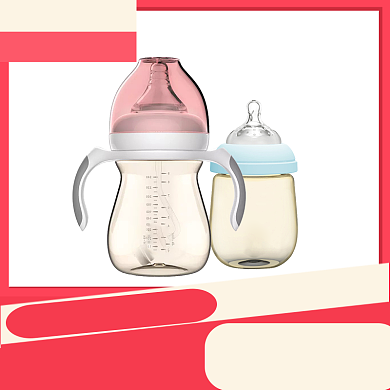 新年焕新季母婴奶瓶直通车背景