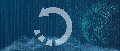 蓝色金融科技内容智能平台首图背景