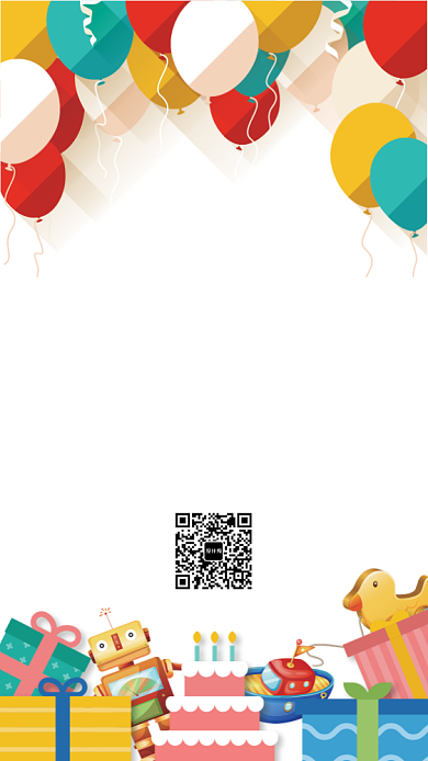 生日快乐祝福手机海报背景