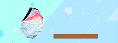 纯棉抗菌内裤淘宝banner背景