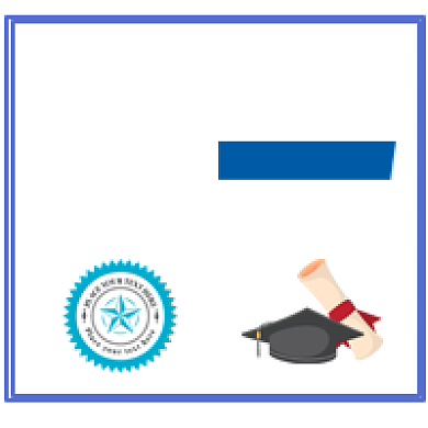 简约蓝色成人高考简约公众号次图背景