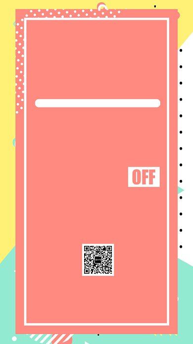 红色拼色双十一震撼来袭手机海报背景