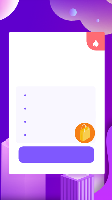 紫色简约20GB全国流量卡宣传手机海报背景
