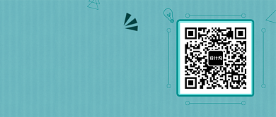 创意简约绿色二维码扫描微信公众号素材图片背景