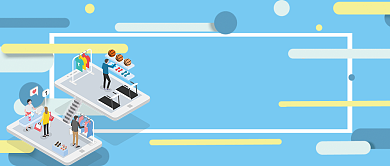 双十一卡通手绘折扣手机首图背景