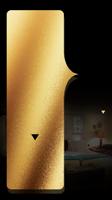 黑金高端大气酒店招聘手机海报背景