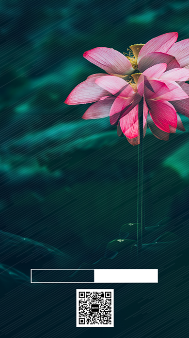 简约二十四节气之夏至手机海报背景