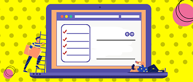 个人总结减肥创意卡通微信公众号素材图片背景