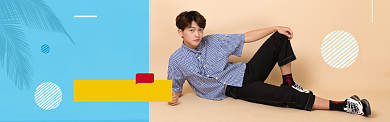 男装新品发布促销清仓打折BANNER 背景