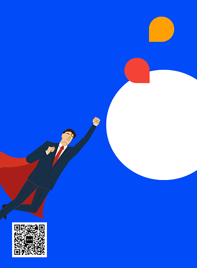 色彩创意招聘设计师印刷海报背景