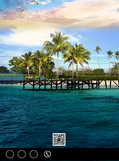 环岛旅游宣传海报背景