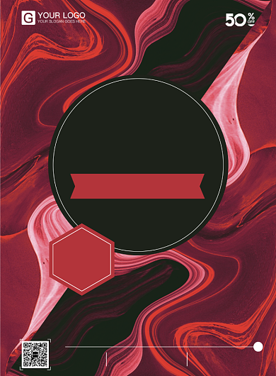 简约时尚VIP优惠海报背景