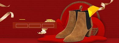 低帮鞋海报banner背景