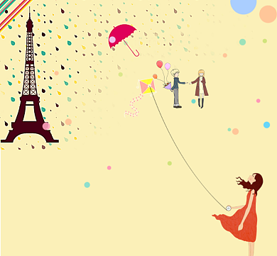 小清新爱情告白朋友圈封面背景