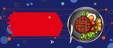 请你吃西餐公众号首图背景