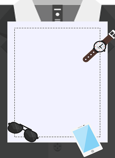 回忆卡通背景信纸背景