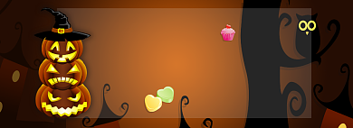 万圣节狂欢日开心购淘宝banner背景