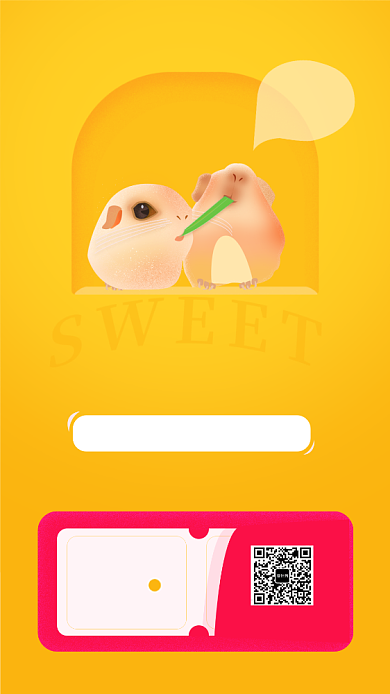 时尚手绘宠物周边购物海报背景