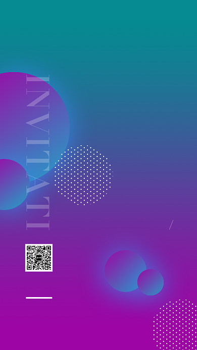 紫色时尚发布会邀请函手机海报背景