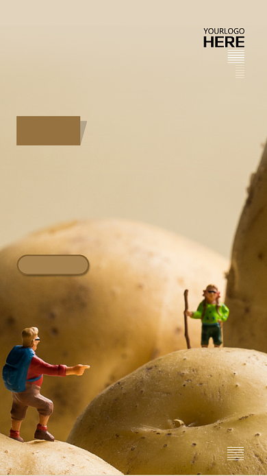 农产品生鲜产品海报背景