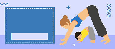 亲子瑜伽特训班公众号首图背景