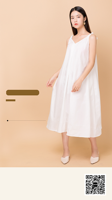 秋季新品女装手机海报背景
