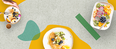 创意均衡膳食营养餐减肥餐微信公众号素材图片背景